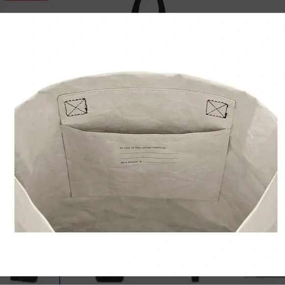 Moleskine The Go Shopper Black and Grey Minimalist Tote Bag, NWT. - Picture 6 of 11